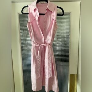 Escada Dress Pink Sleeveless